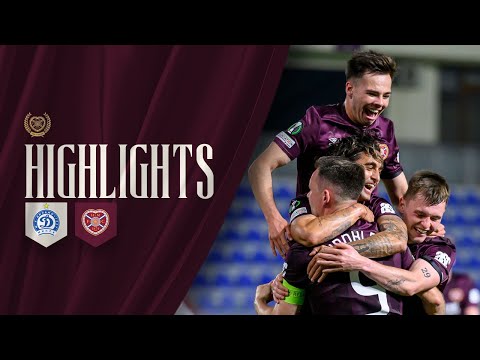 Dhanda wins it in Azerbaijan! | Dinamo Minsk 1-2 Hearts | Alt Highlights