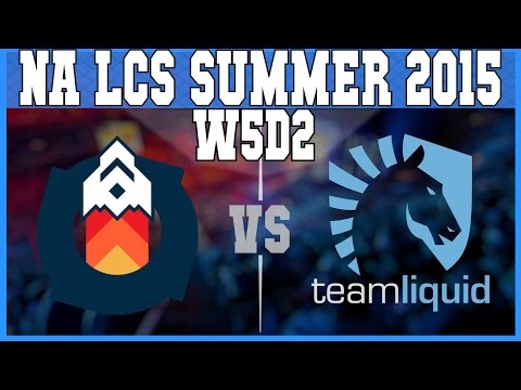 Gravity VS Team Liquid || NA LCS Summer 2015 || Week 5 Day 2 | GV vs TL W5D2 HD