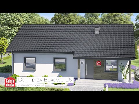 Projekt domu przy Bukowej 26 - GaleriaDomow.pl