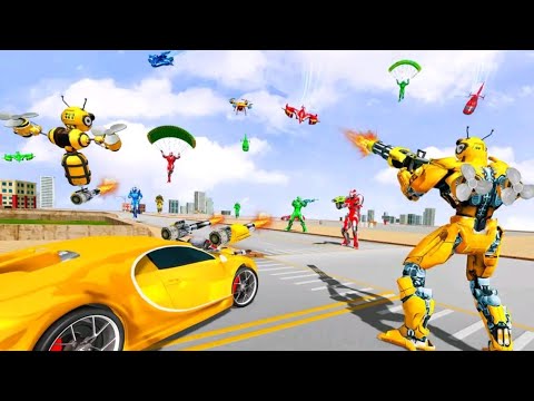 🤖 🐝🚕  Robot Car Transform Game Robot Car Game 🤖 🐝🚕