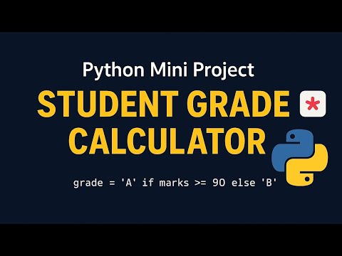 Grade Calculator Program In Python