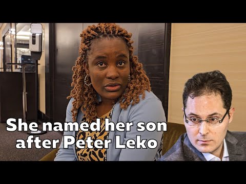 She named her son after Peter Leko! President of African Chess Confederation - Tshepiso Lopang