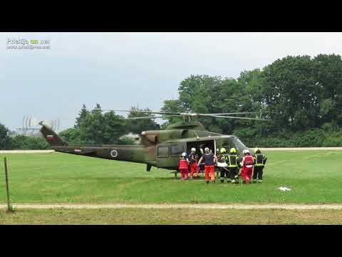 Posredovanje helikopterja Slovenske vojske v Ljutomeru