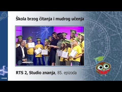 Brzo citanje i mudro ucenje - asocijativne mape; 85. emisija 'Studio znanja'