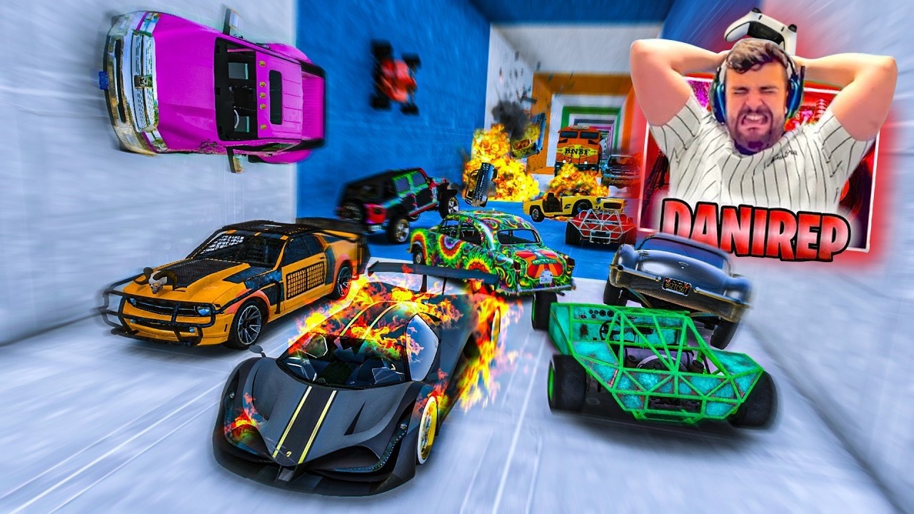 CARA A CARA CON COCHES ALEATORIOS Y EL ÚLTIMO EXPLOTA! NO PUEDO MAS!! - GTA 5 ONLINE