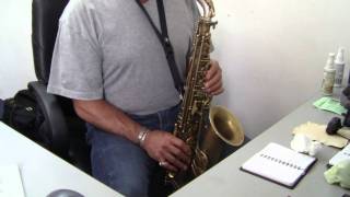 My transcription of Cannonball's solo on "Stars Fell On Alabama"