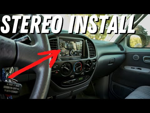 Toyota Tundra 2001 Stereo Install HOW TO. First Gen Tundra Kenwood Head Unit. Bluetooth/Hands Free.