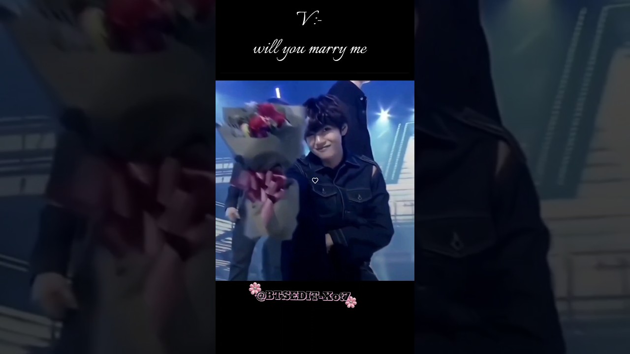 BTS V version will you marry me 😘  #bts #shortvideo #shortsfeed #shorts # #officalvideo #yt