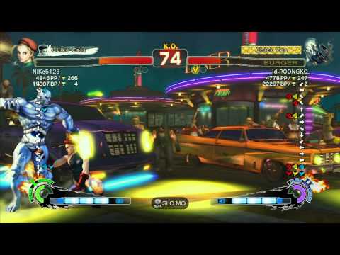 SSF4 AE 2012: NiKe5123 (Cammy) vs Poongko (Seth) - Xbox Live Ranked Match