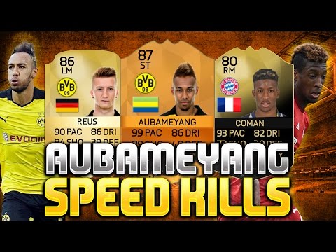OMG 99 PACE MOTM AUBAMEYANG SPEED KILLS! FIFA 16 ULTIMATE TEAM