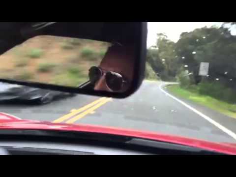 Scene from first drive in the Alfa 4c