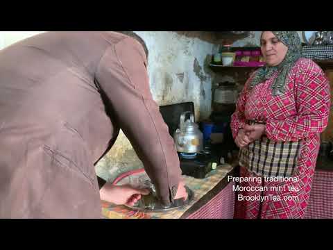 Traditional Preparation of Moroccan Mint Tea