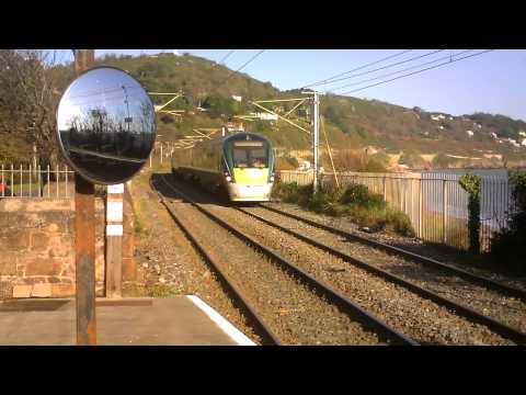 Intercity class 22000 DMU passing Killiney station
