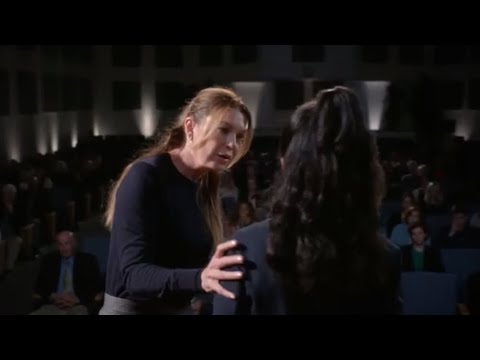 Greys Anatomy 19x02 Zola has a breakdown on stage