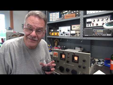 How to eliminate standby noise pops Hammarlund HQ-150 Tube Ham receiver simple modification