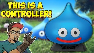Bluetooth Controller Made Of Slime? Dragon Quest PS4 Slime Controller From Hori!
