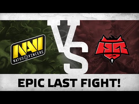 EPIC LAST FIGHT! by Na`Vi vs HR @ TI5 EU Quals
