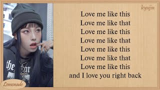 Download lagu NMIXX Love Me Like This Easy Lyrics mp3