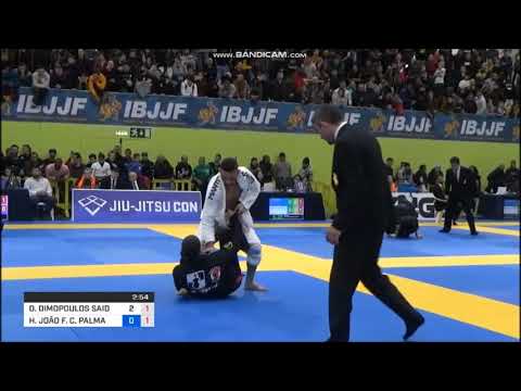 IBJJF EUROPEAN  CHAMPIONSHIP 2020   DAVID DIMOPOULOS  SAID 1ST MATCH