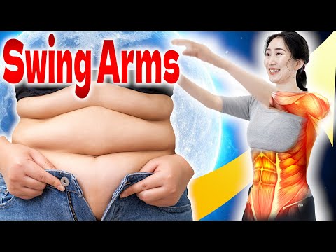 🔥Swing Arms Back and Forth to Activate Fat Eating Cells to Lose Weight 20lbs Fast