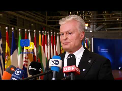 Video Thumbnail: We Need Proactive Action — Only Together: Nausėda Warns Europe at EUCO | President of Lithuania