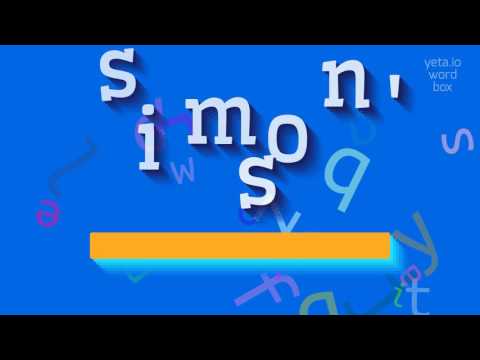 SIMON'S - HOW TO PRONOUNCE IT? #simon's