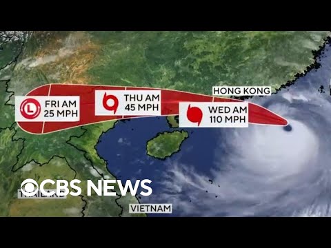 Super Typhoon Ragasa targets Southern China, Hong Kong