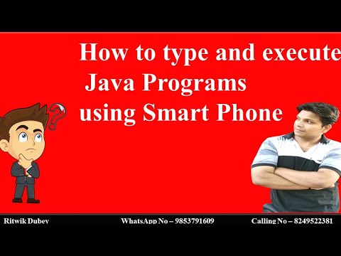 How To Program In Java Using A Mobile Application Java N Ide