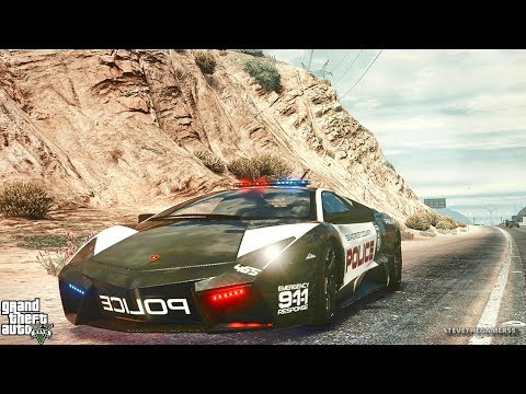 GTA 5 MODS LSPDFR 752 - SUPERCAR  PATROL !!! (GTA 5 REAL LIFE PC MOD)
