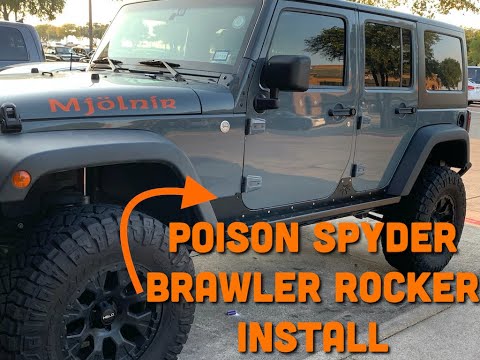 Poison Spyder Brawler Rockers Install | Rock Solid Rig
