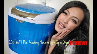 COSTWAY Mini Washing Machine with Spin Dryer REVIEW | Is it worth it? |
