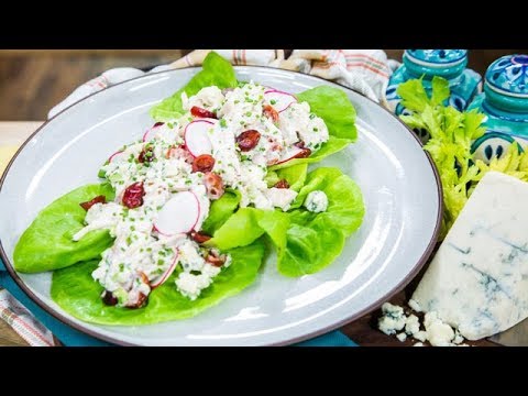 Cranberry Chicken Salad with Blue Cheese & Chives - Home & Family