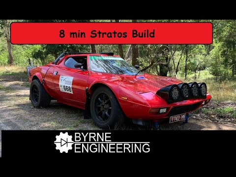 Lancia Stratos Tarmac Rally Car 3 year build in 8 min