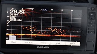 Using Garmin Panoptix Livescope to locate and stay on BIG schools of crappies while ice fishing.