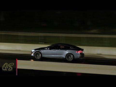 I Took My Tesla Drag Racing!