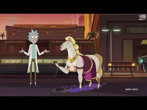 Rick become Father to a Horse Child   Rick and Morty