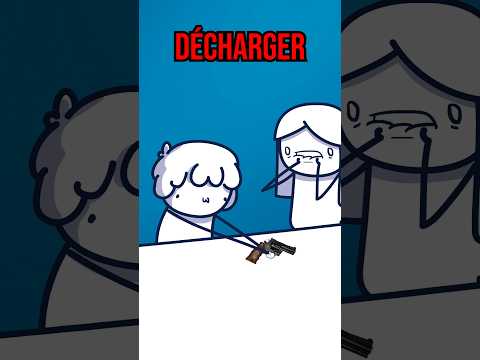 j'ai trouvé un GUN 😳 #animation