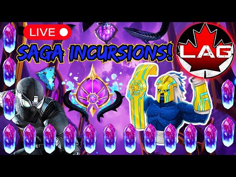🔴NEW Saga Incursions! 6🌟Aegon Carry? Founder's War! Let's Get Those REWARDS! Invade Essence! - MCOC