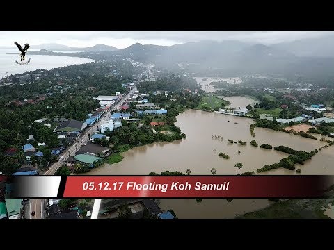 05.12.2017 Flooting Koh Samui  / Thailand overflown with my drone