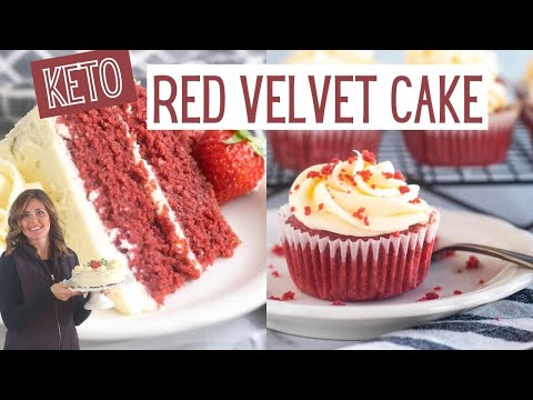 Keto Red Velvet Cake Or Cupcakes