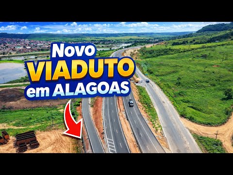 Novo viaduto na BR 101 em São Miguel dos campos 
