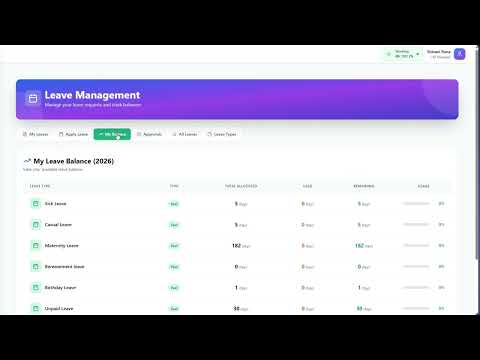 Leave Management