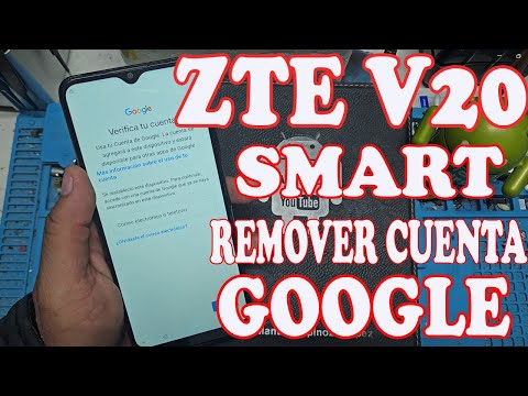 ZTE BLADE V20 SMART / ELIMINAR CUENTA GOOGLE /2025/ GRATIS / SIN PC / SIN APLICACIONES
