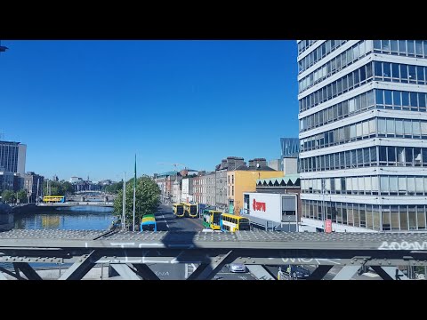 On Board an IE 22000 Class Intercity Train - Connolly Station to Tara Street, Dublin
