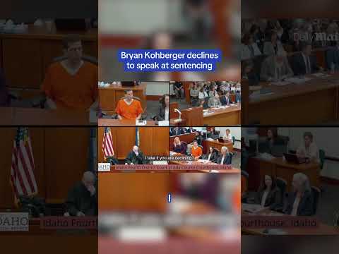 Bryan Kohberger 'respectfully' declines to speak in court