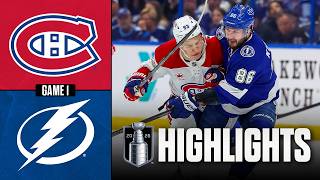 NHL Playoff Highlights | Canadiens vs. Lightning | Round 1 Gm 1 | April 19, 2026