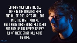 All Of The Stars - Ed Sheeran (Lyrics)