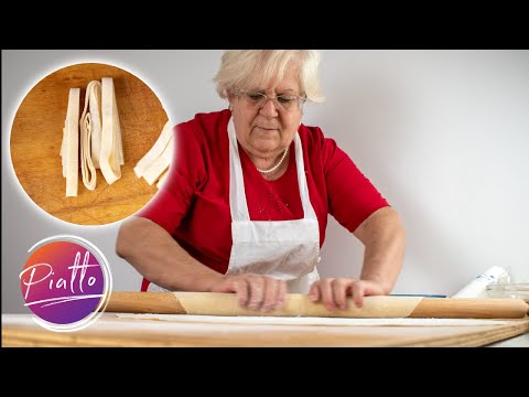 Come Fare le Tagliatelle Fatte in Casa SENZA MACCHINA!  | Pasta Fresca all'Uovo