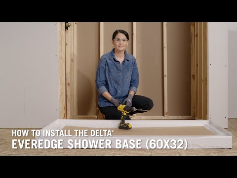 How to Install the Delta® EverEdge Shower Base (60x32)