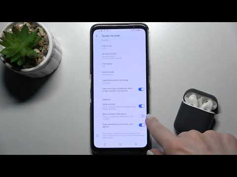 How to Switch On Screen Touches in Screen Recording on Asus Rog Phone 5s – Switch Off Screen Touches